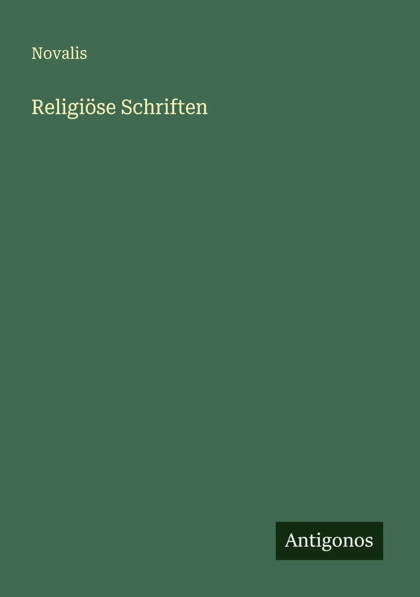 Cover: 9783563950531 | Religiöse Schriften | Novalis | Taschenbuch | Deutsch | 2025