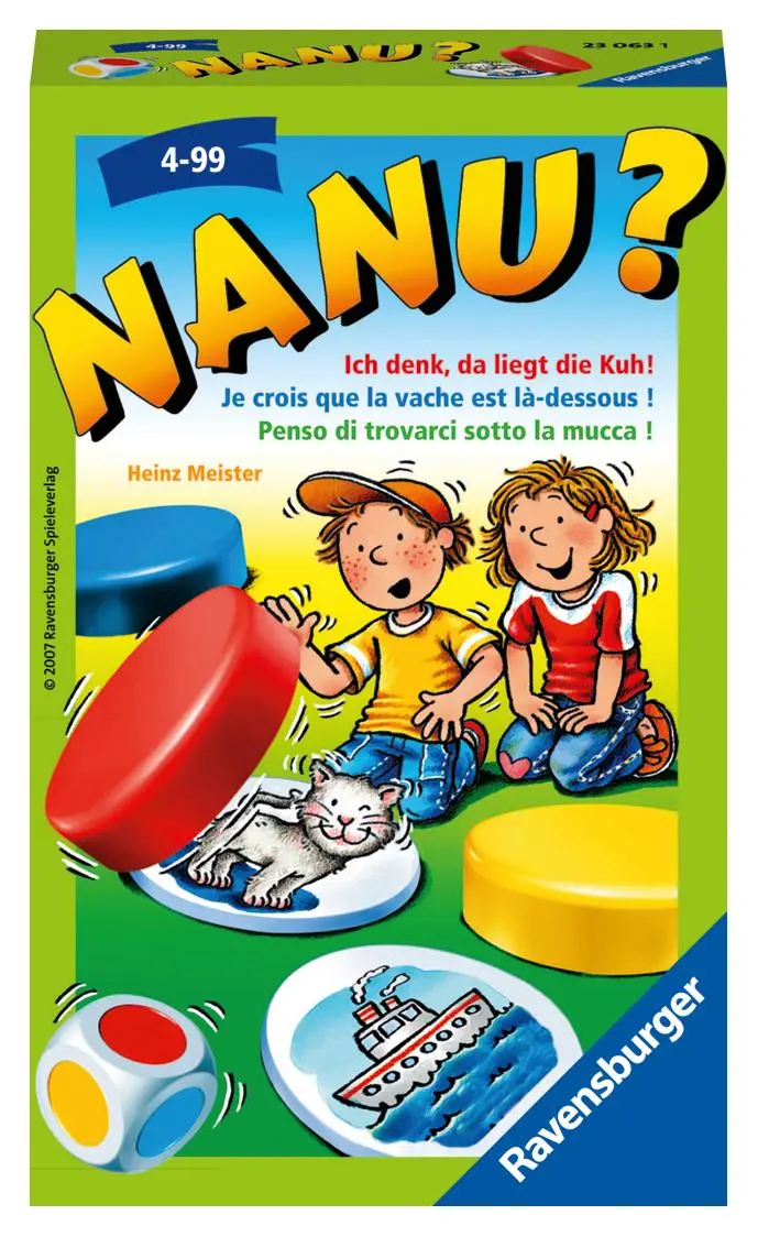 Cover: 4005556230631 | Nanu? | Heinz Meister | Spiel | Spiel | 23063 | Deutsch | 2001 Cover: 4005556230631 | Nanu? | Heinz Meister | Spiel | Spiel | 23063 | Deutsch | 2001
