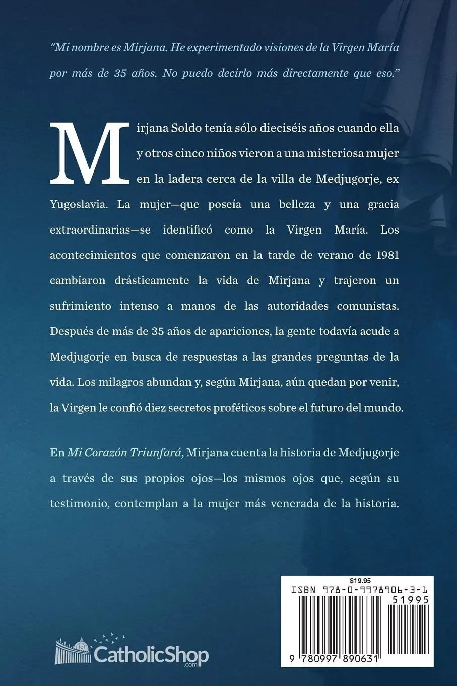 Rückseite: 9780997890631 | Mi Corazón Triunfará | Mirjana Soldo | Taschenbuch | Spanisch | 2017