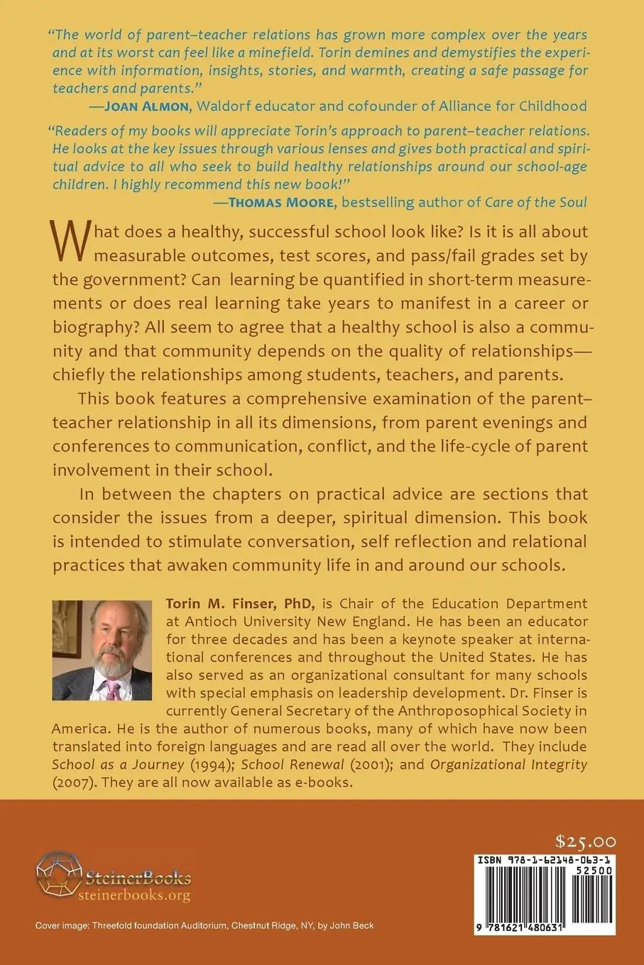 Rückseite: 9781621480631 | A Second Classroom | Parent-Teacher Relationships in a Waldorf School