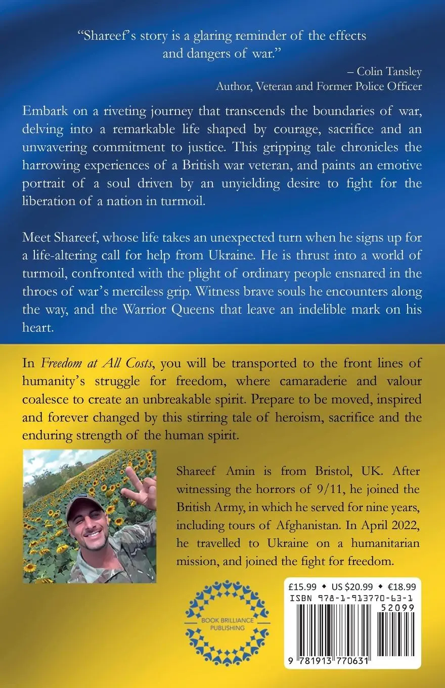 Rückseite: 9781913770631 | Freedom at All Costs | Shareef Amin | Taschenbuch | Englisch | 2023