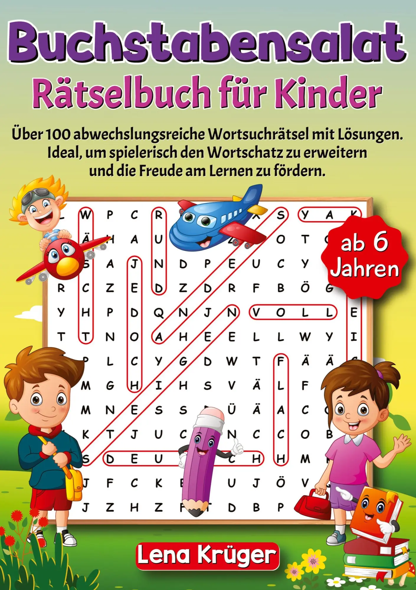 Cover: 9783384130631 | Buchstabensalat Rätselbuch für Kinder ab 6 Jahren | Lena Krüger | Buch
