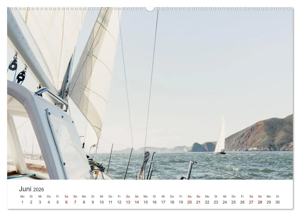 Bild: 9783457560631 | Segeln - Die Freiheit genießen. (Wandkalender 2026 DIN A2 quer),...