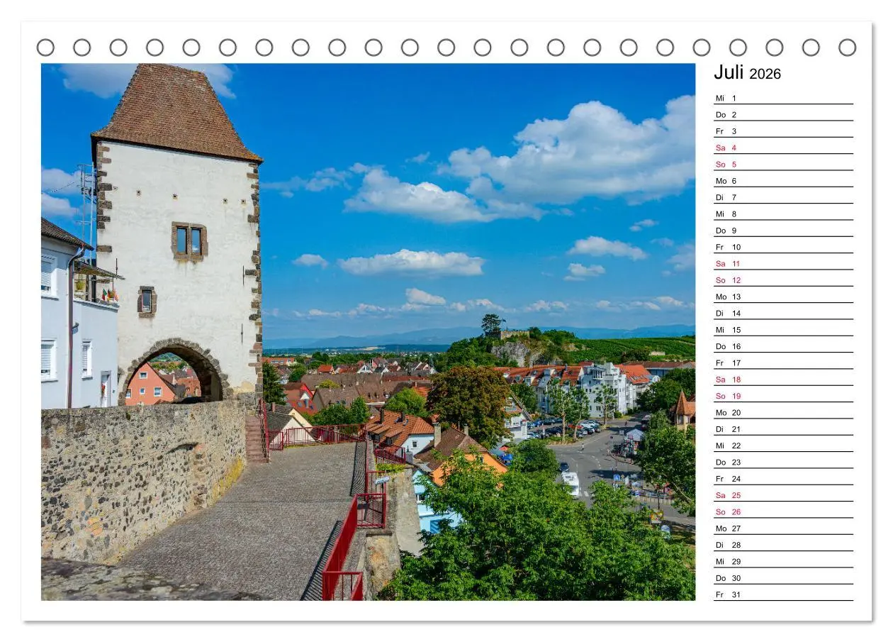 Bild: 9783457940631 | Europastadt Breisach am Rhein (Tischkalender 2026 DIN A5 quer),...