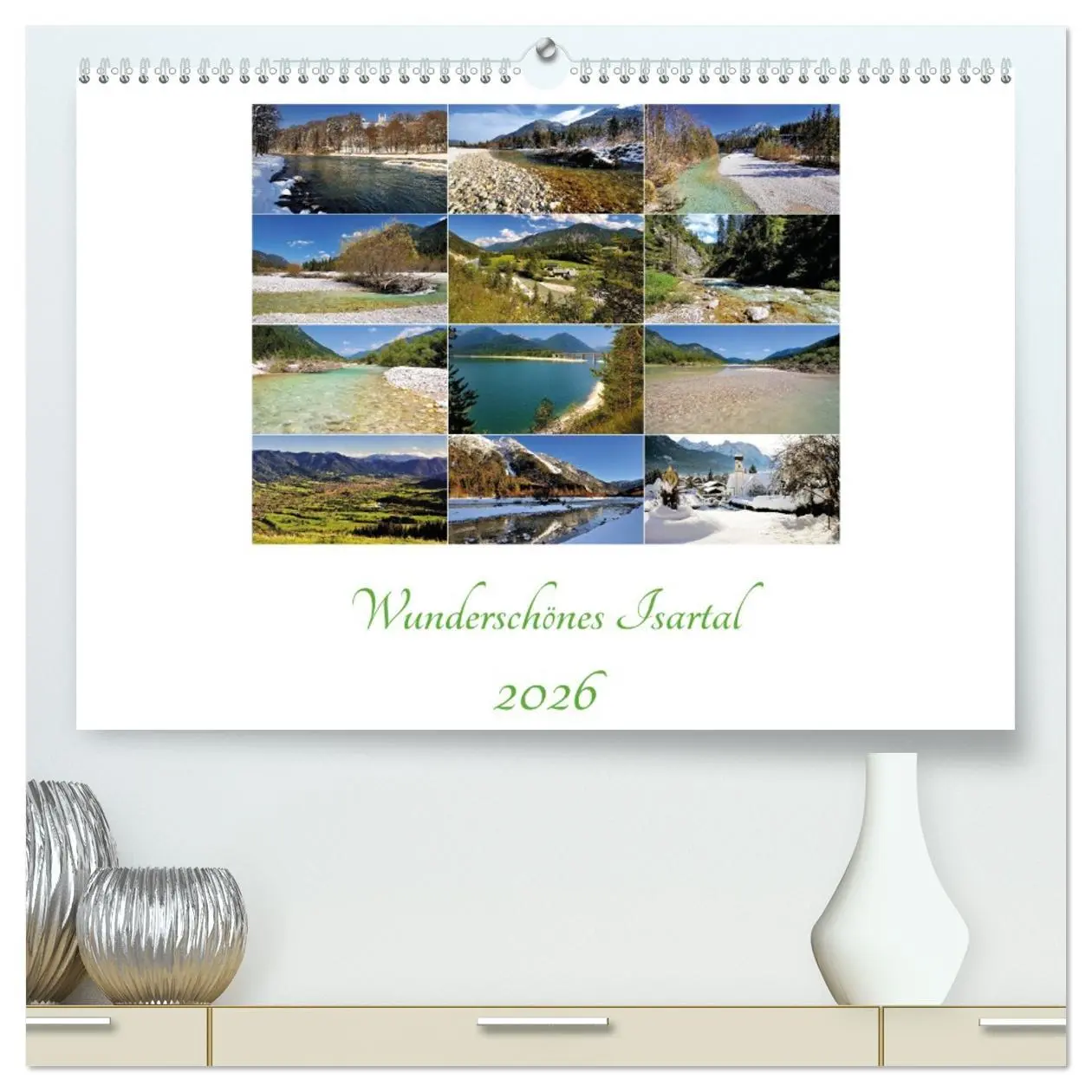 Cover: 9783516030631 | Wunderschönes Isartal 2026 (hochwertiger Premium Wandkalender 2026...