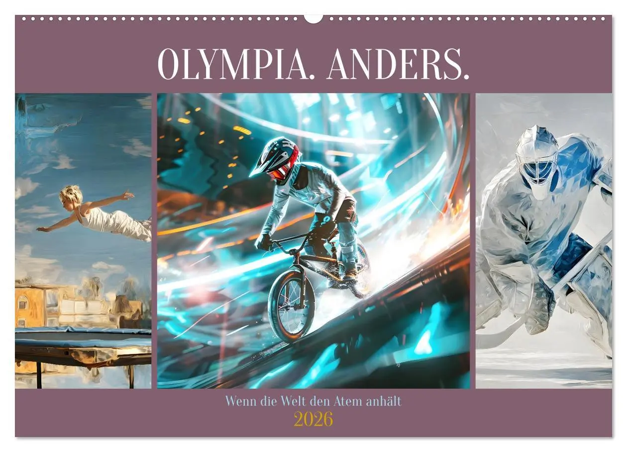 Cover: 9783516650631 | Olympia. Anders. (Wandkalender 2026 DIN A2 quer), CALVENDO...