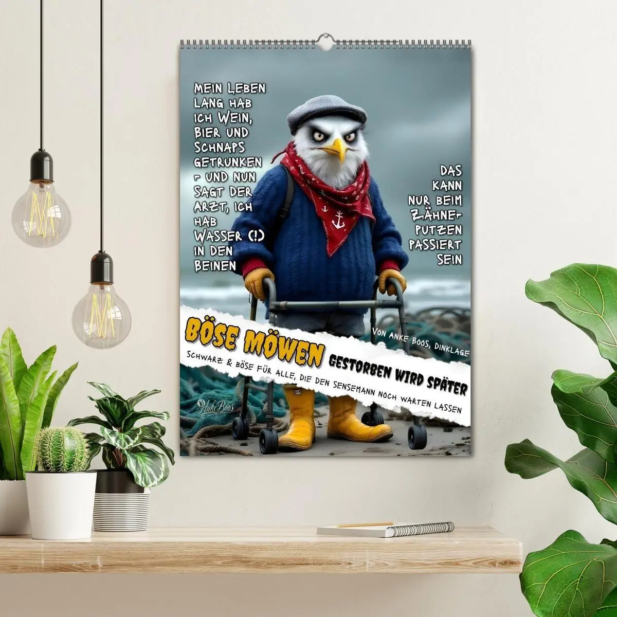 Bild: 9783594250631 | Böse Möwen - gestorben wird später (Wandkalender 2027 DIN A2 hoch),...