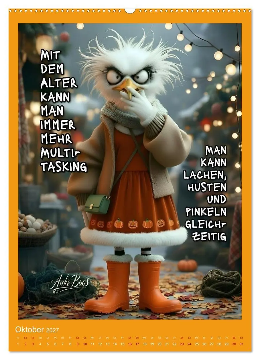 Bild: 9783594250631 | Böse Möwen - gestorben wird später (Wandkalender 2027 DIN A2 hoch),...