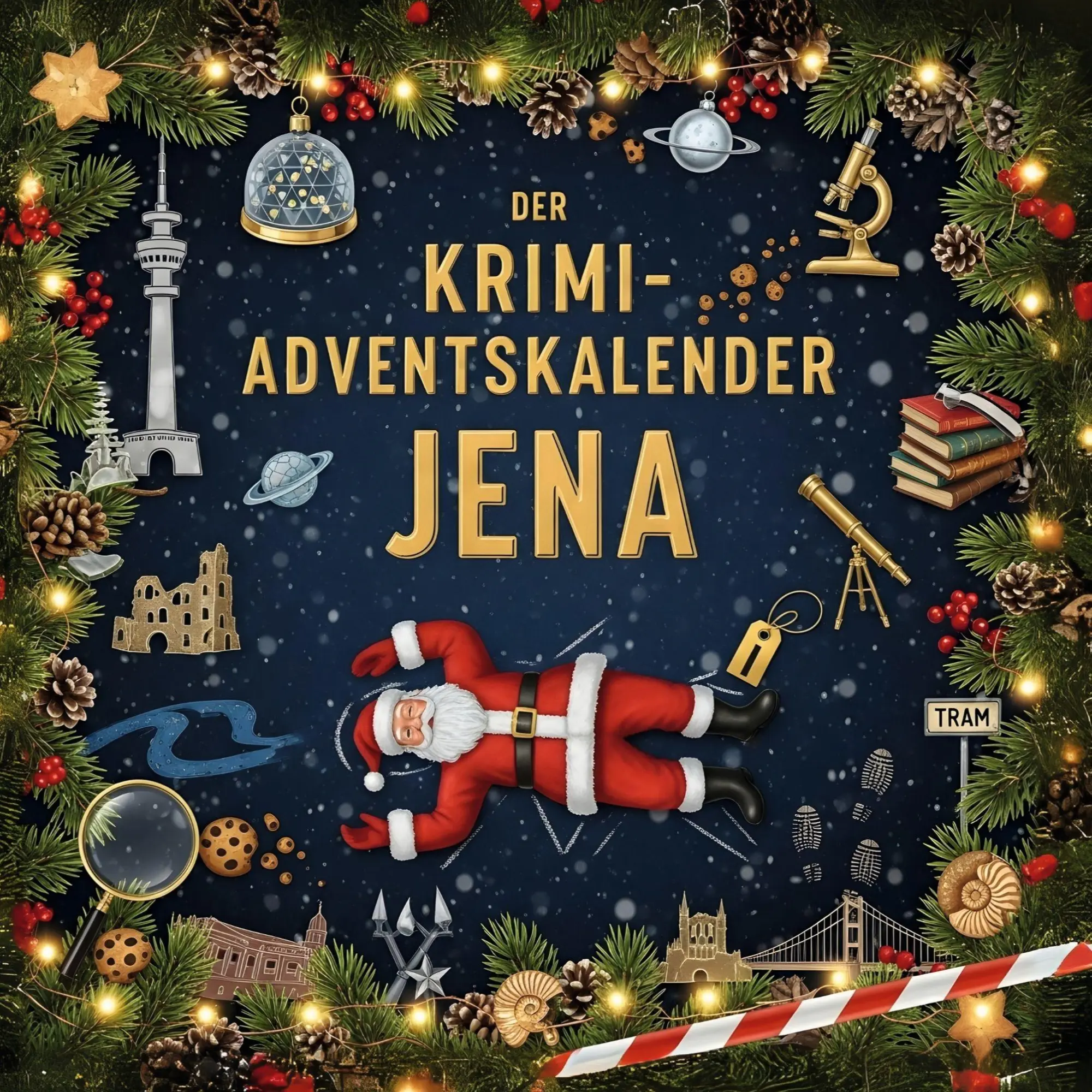 Cover: 9783695300631 | Der Krimi-Adventskalender Jena | Mordsverdächtig in 24 Akten | Lang