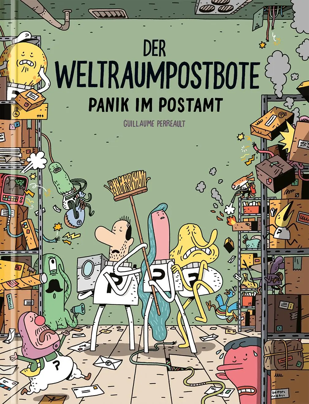 Cover: 9783964510631 | Der Weltraumpostbote - Panik im Postamt | Guillaume Perreault | Buch
