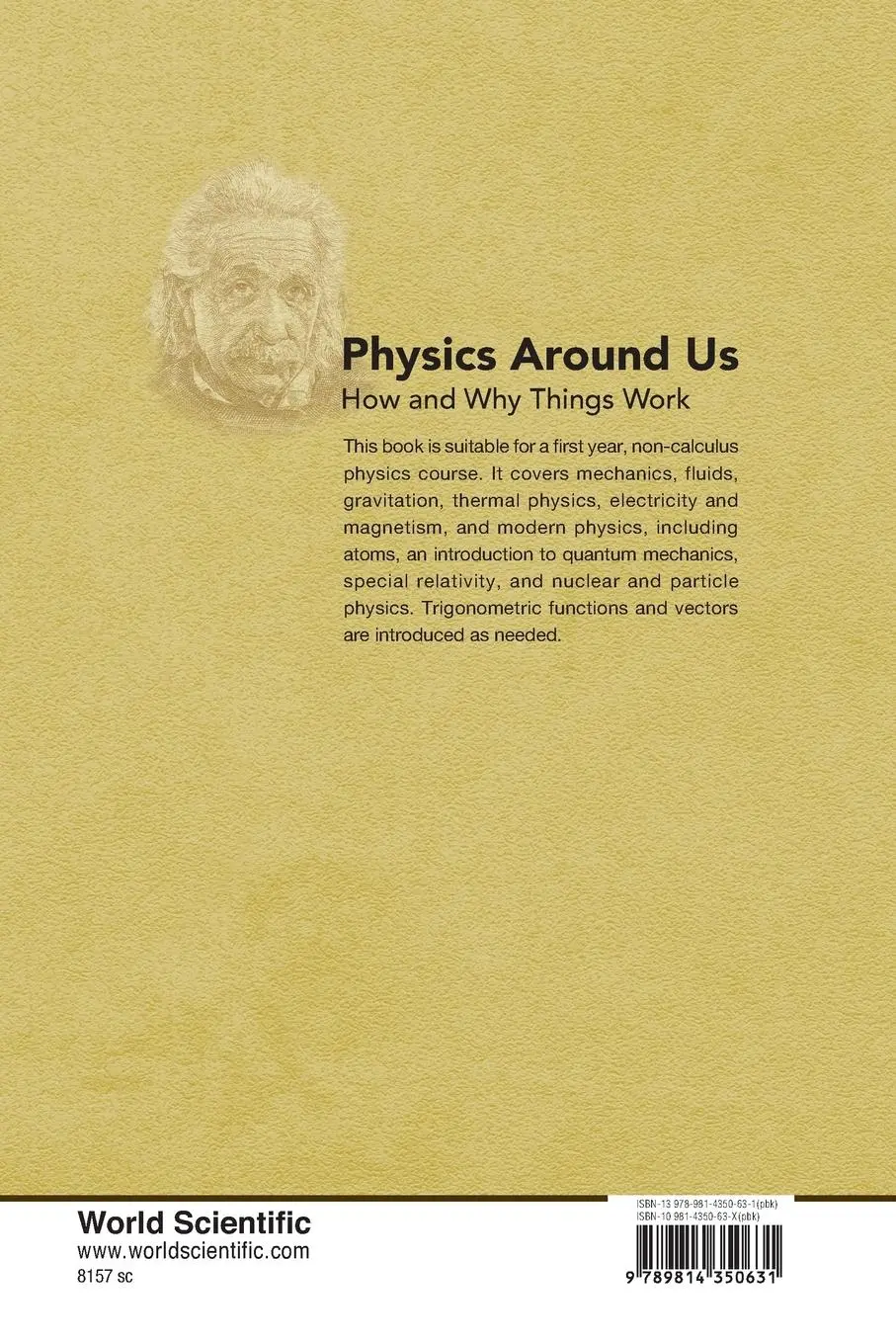Rückseite: 9789814350631 | PHYSICS AROUND US | HOW &amp; WHY THINGS WORK | Henley Ernest M | Buch