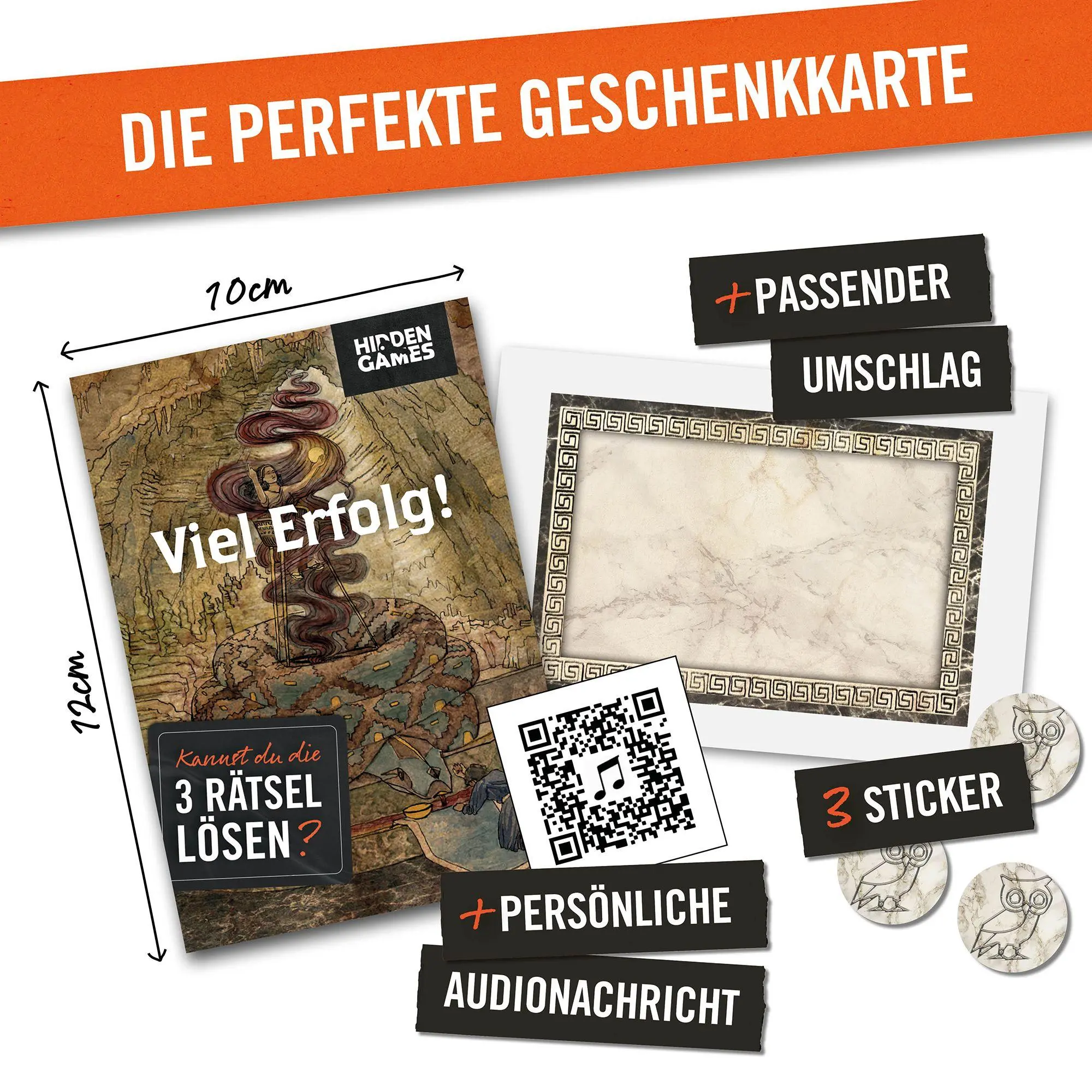 Bild: 4260686490731 | Hidden Games: Das Orakel Rätselkarte | Spiel | HIDKART3 | Deutsch