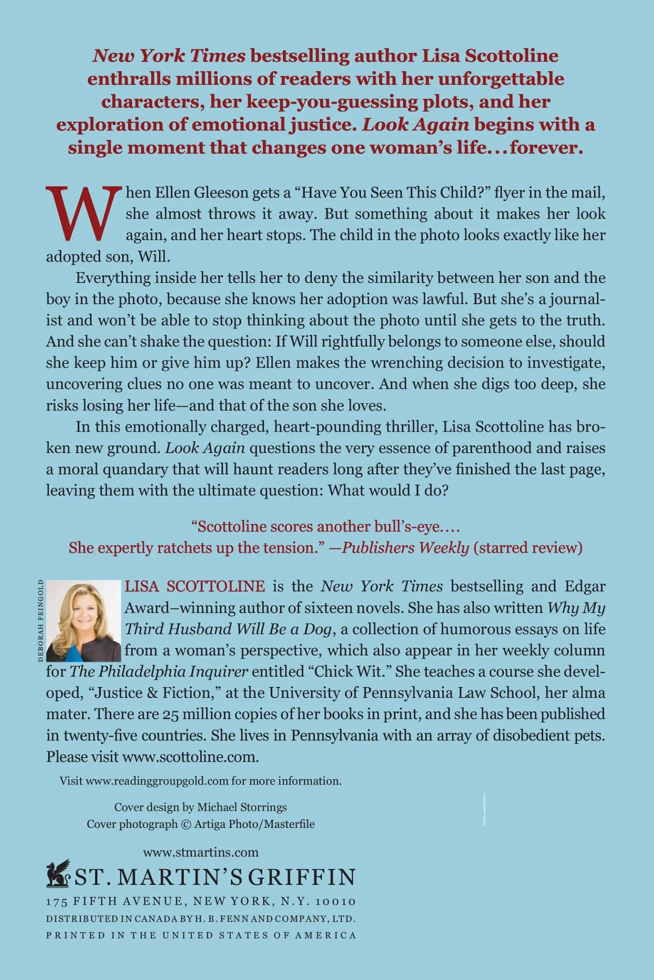 Rückseite: 9780312380731 | Look Again | Lisa Scottoline (u. a.) | Taschenbuch | Englisch | 2010