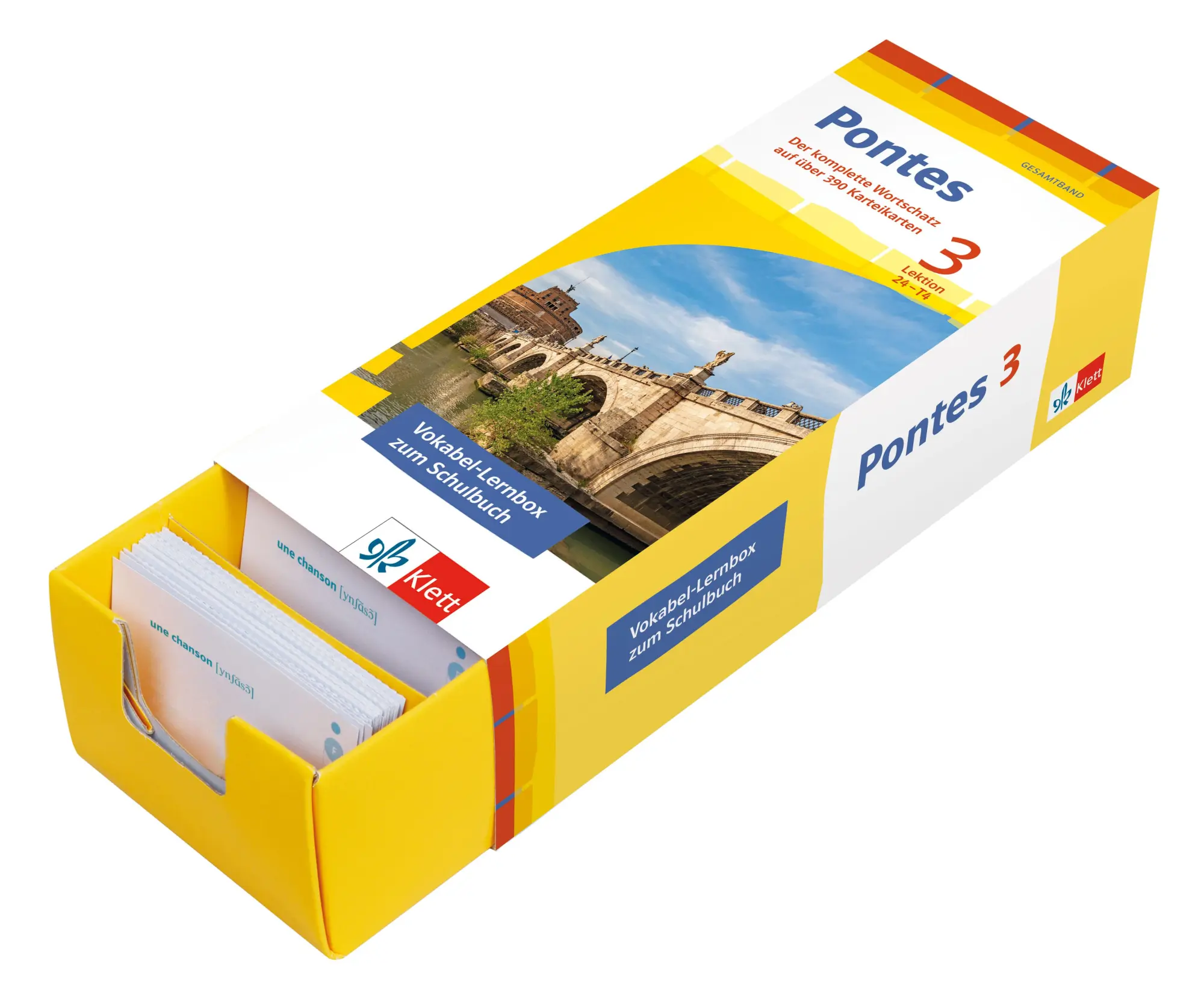Cover: 9783129240731 | Pontes 3 Gesamtband (ab 2020) - Vokabel-Lernbox zum Schulbuch 3....
