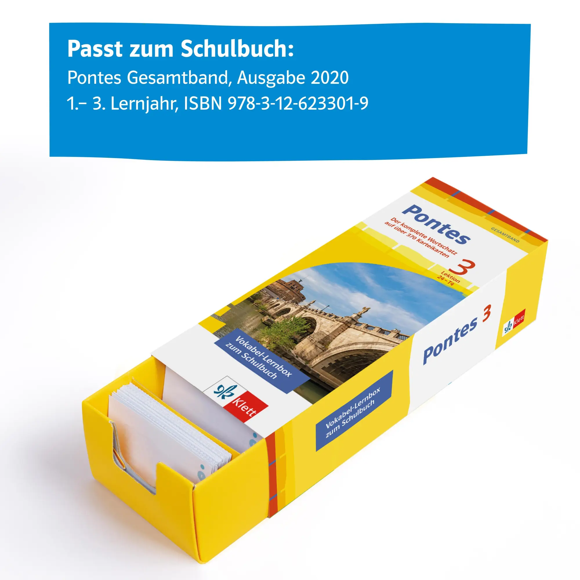 Bild: 9783129240731 | Pontes 3 Gesamtband (ab 2020) - Vokabel-Lernbox zum Schulbuch 3....