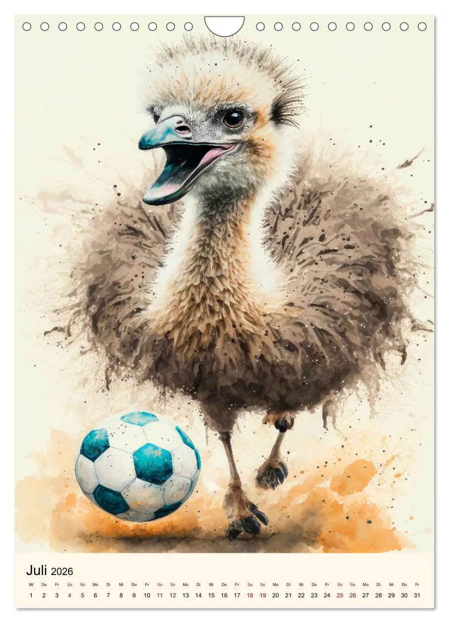 Bild: 9783516330731 | Fußball Stars - Fußball regiert die Welt (Wandkalender 2026 DIN A4...