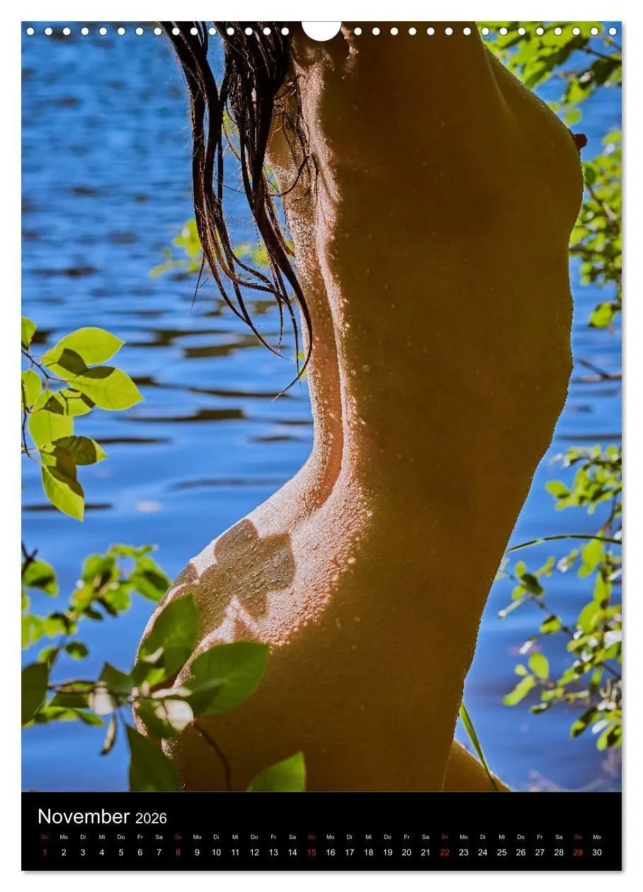 Bild: 9783516400731 | Akt am See (Wandkalender 2026 DIN A3 hoch), CALVENDO Monatskalender