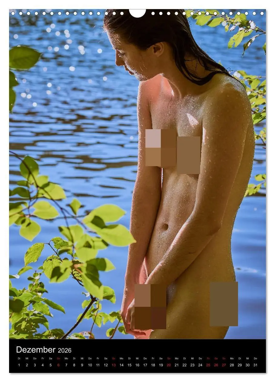 Bild: 9783516400731 | Akt am See (Wandkalender 2026 DIN A3 hoch), CALVENDO Monatskalender