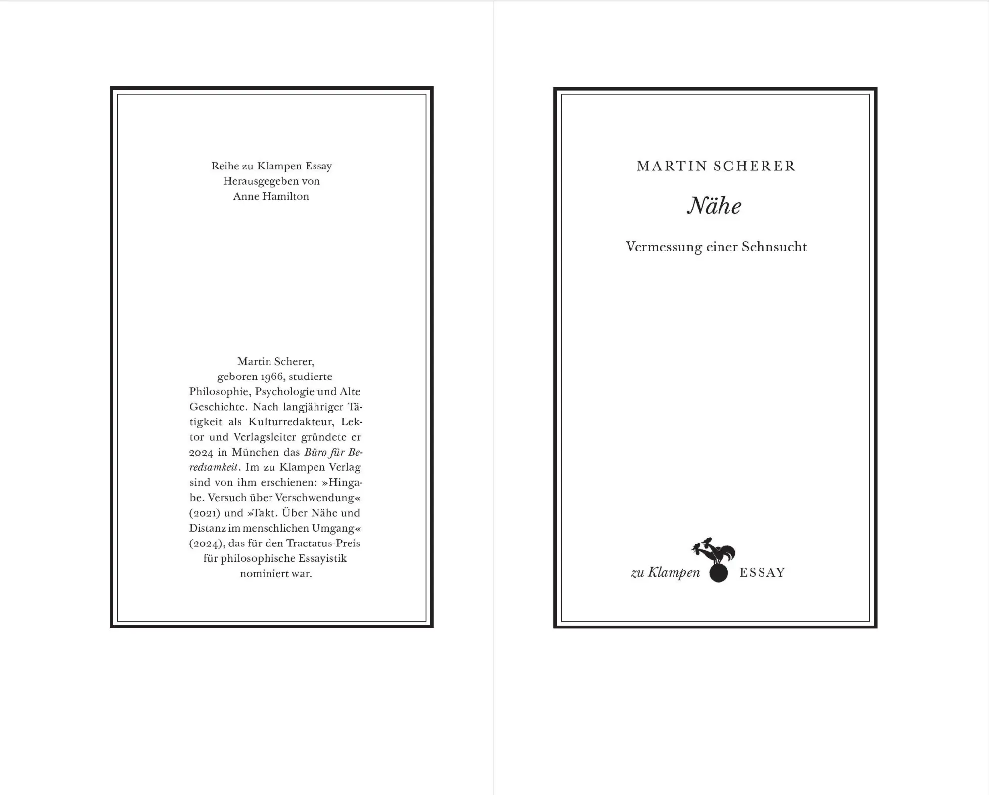 Bild: 9783987370731 | Nähe | Vermessung einer Sehnsucht | Martin Scherer | Buch | 112 S.
