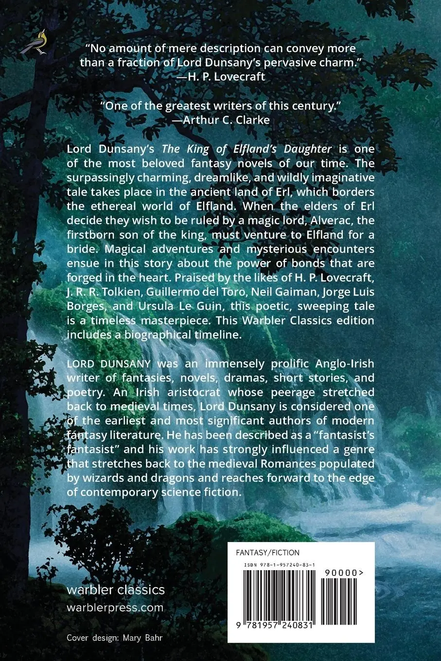 Rückseite: 9781957240831 | The King of Elfland's Daughter (Warbler Classics Annotated Edition)