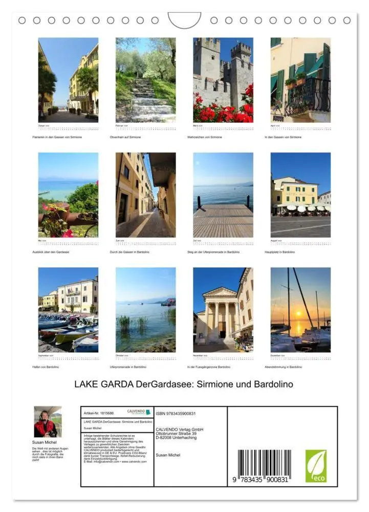 Bild: 9783435900831 | LAKE GARDA DerGardasee: Sirmione und Bardolino (Wandkalender 2025...