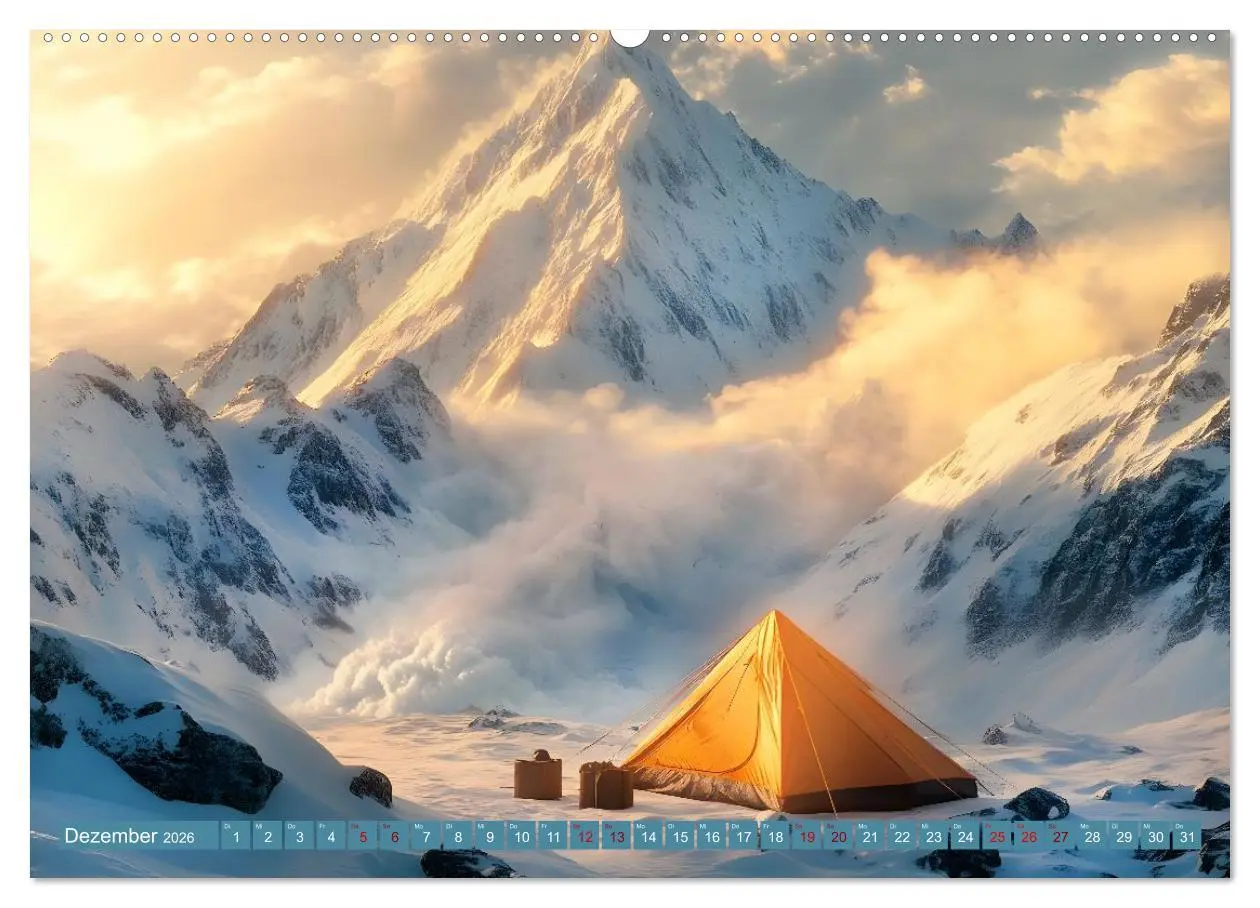 Bild: 9783457300831 | Camping Extreme (Wandkalender 2026 DIN A2 quer), CALVENDO...
