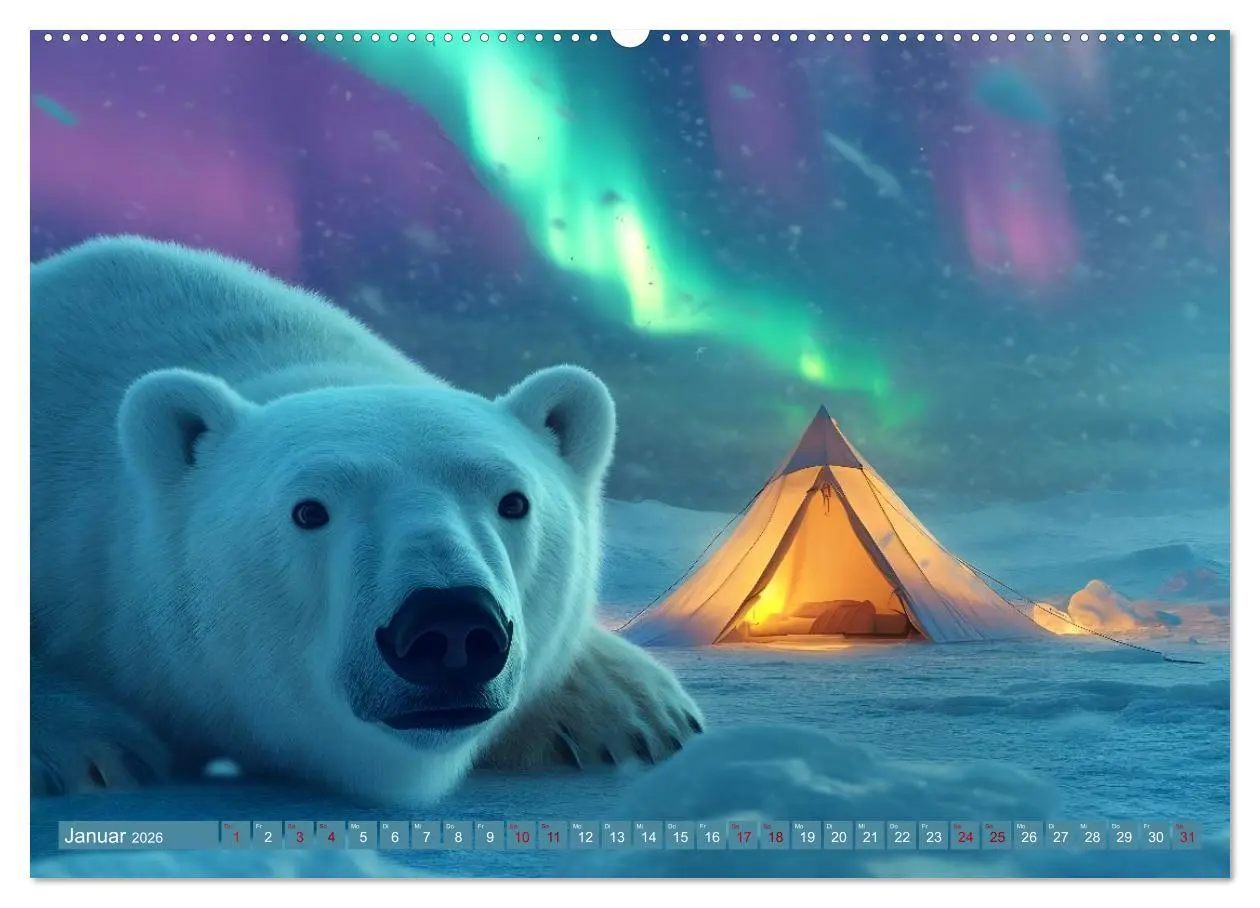 Bild: 9783457300831 | Camping Extreme (Wandkalender 2026 DIN A2 quer), CALVENDO...