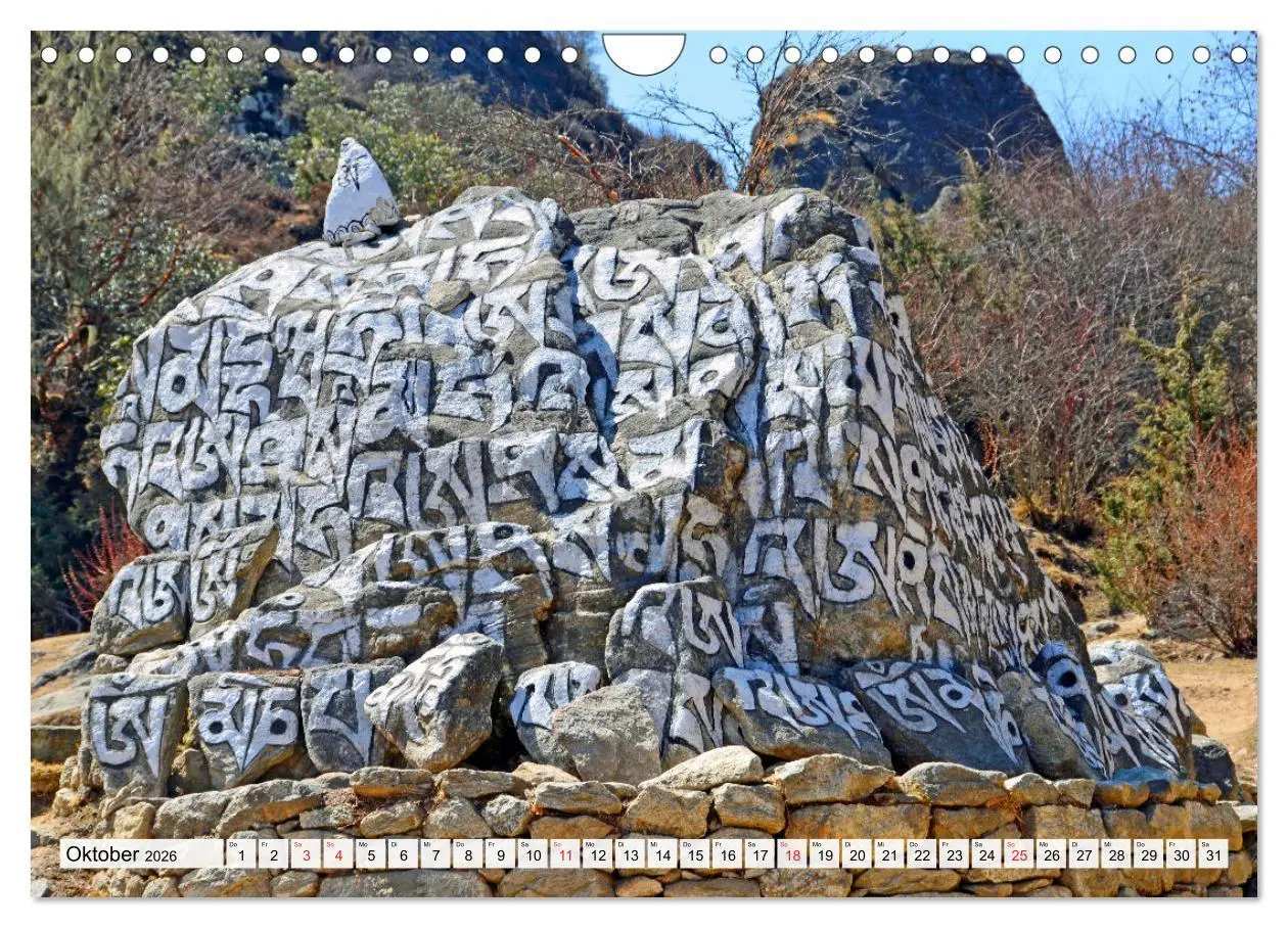 Bild: 9783457780831 | BUDDHISMUS in NEPAL (Wandkalender 2026 DIN A4 quer), CALVENDO...