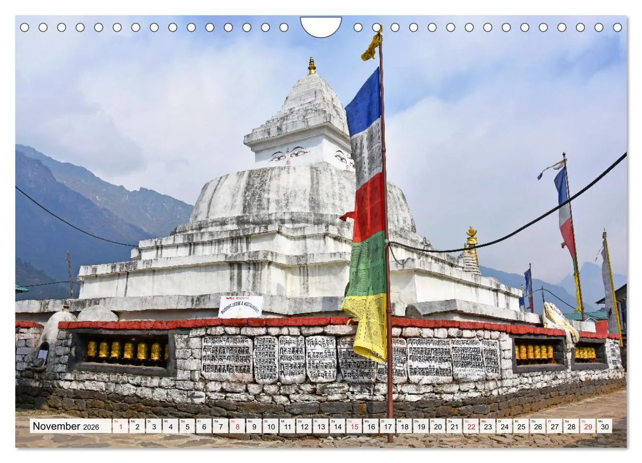 Bild: 9783457780831 | BUDDHISMUS in NEPAL (Wandkalender 2026 DIN A4 quer), CALVENDO...