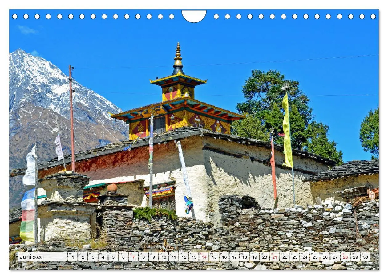 Bild: 9783457780831 | BUDDHISMUS in NEPAL (Wandkalender 2026 DIN A4 quer), CALVENDO...