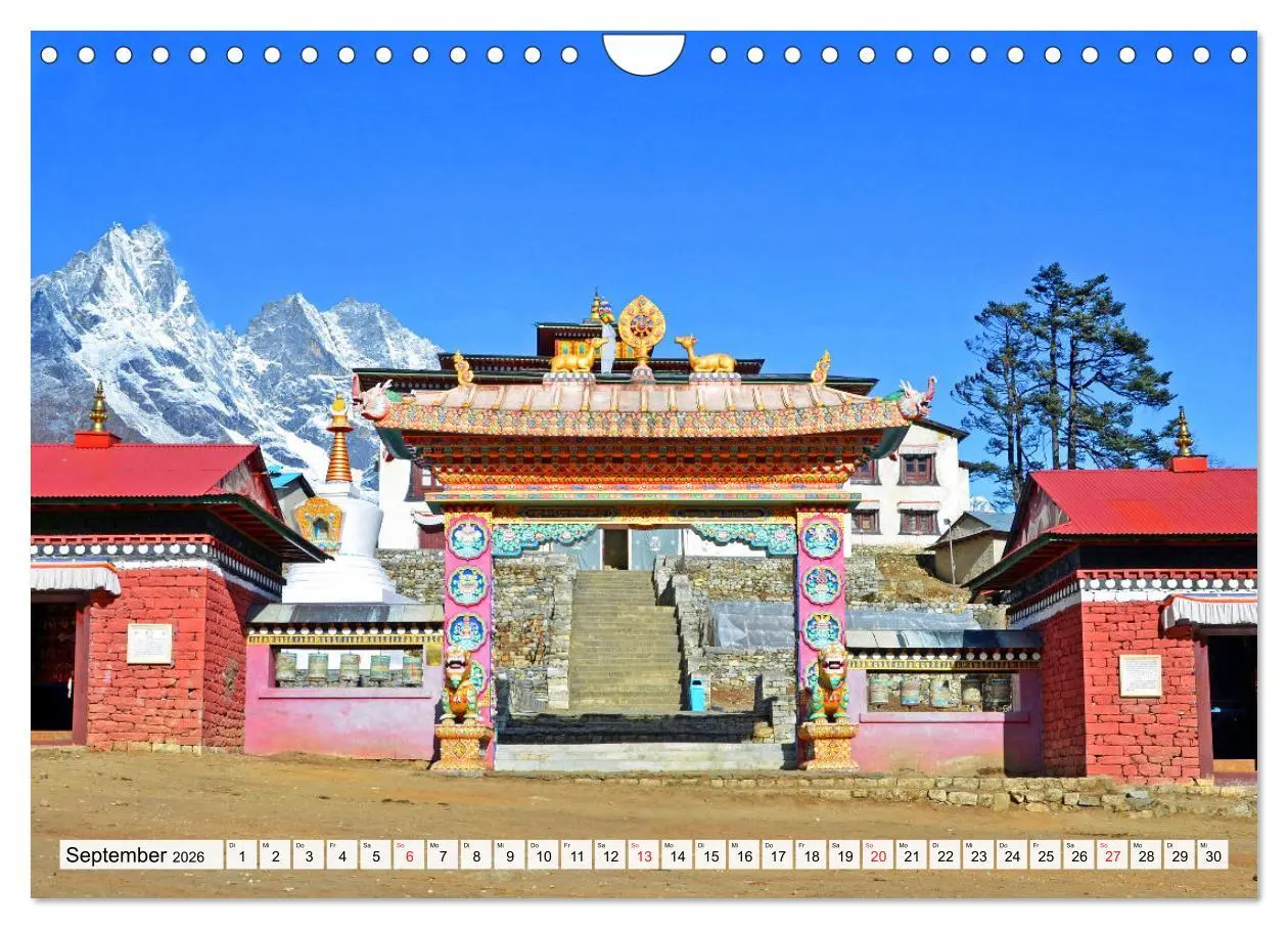 Bild: 9783457780831 | BUDDHISMUS in NEPAL (Wandkalender 2026 DIN A4 quer), CALVENDO...