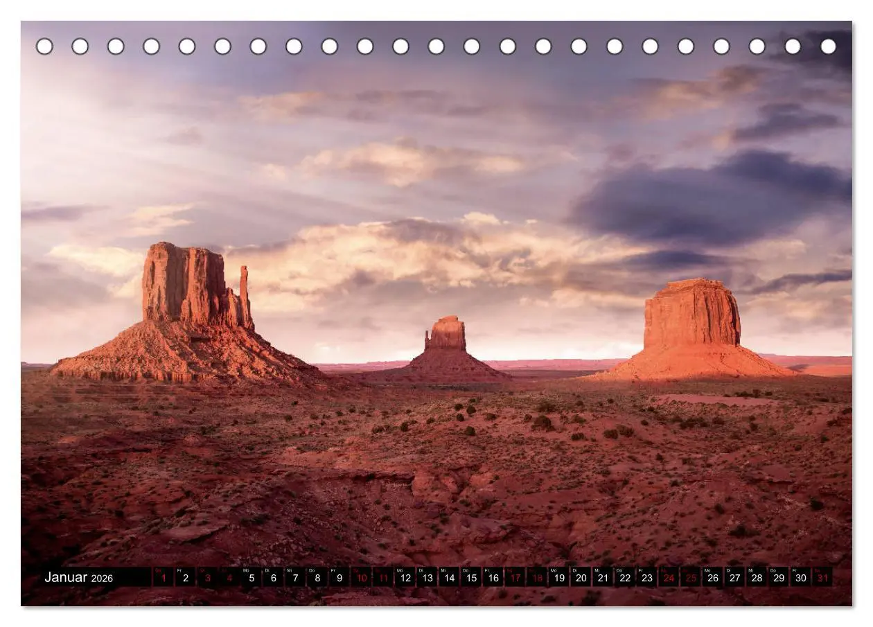 Bild: 9783457850831 | Go West. USA - Die Highlights des Südwesten (Tischkalender 2026 DIN...