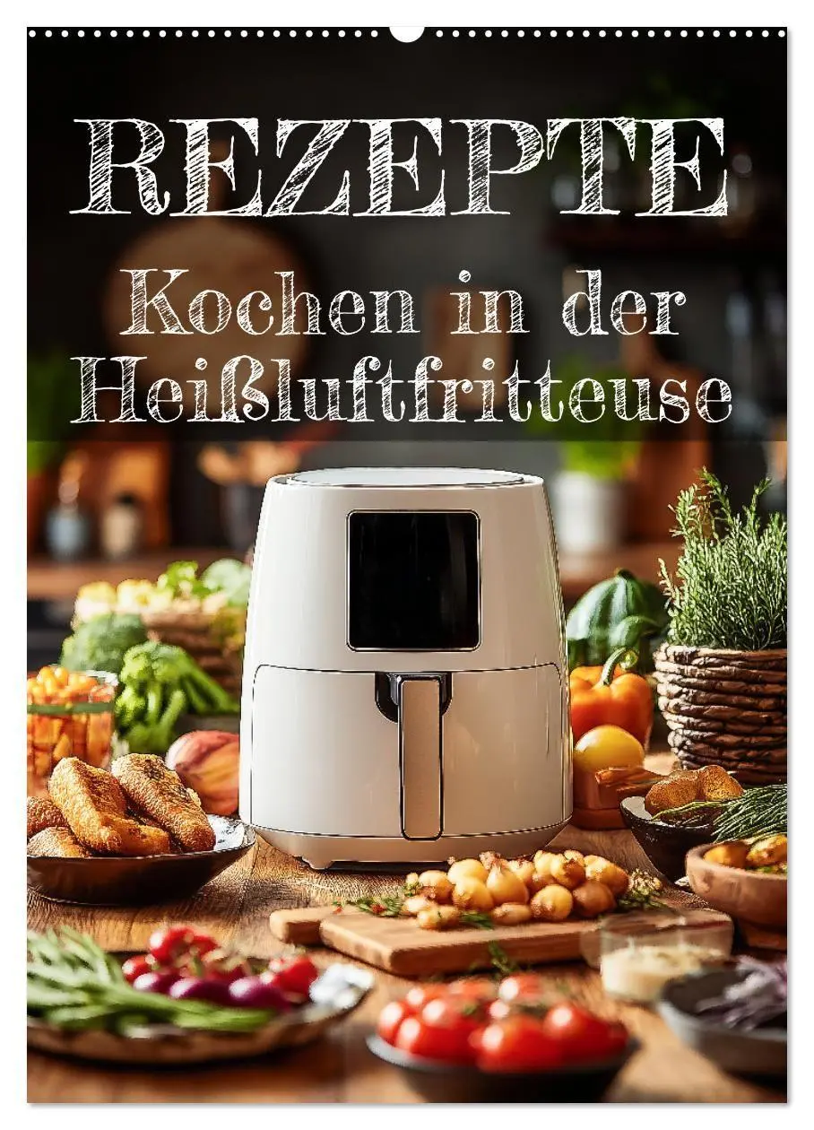 Cover: 9783516700831 | REZEPTE - Kochen in der Heißluftfritteuse (Wandkalender 2026 DIN A2...