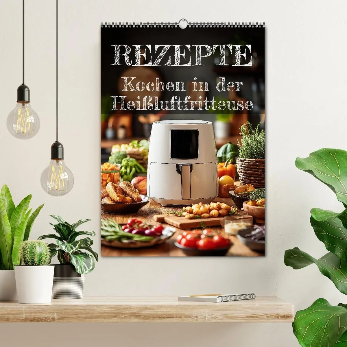 Bild: 9783516700831 | REZEPTE - Kochen in der Heißluftfritteuse (Wandkalender 2026 DIN A2...