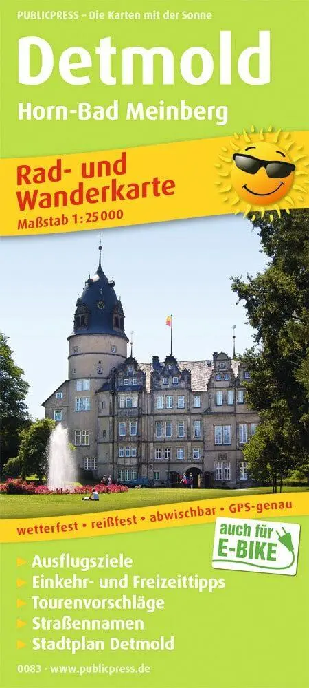 Cover: 9783747300831 | Detmold, Horn-Bad Meinberg 1:25 000 | (Land-)Karte | Deutsch | 2018