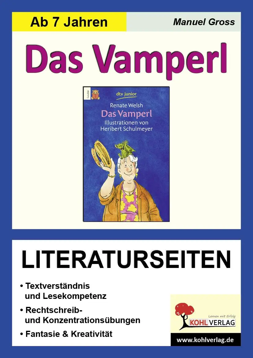 Cover: 9783955130831 | Das Vamperl / Literaturseiten | Renate Welsh | Broschüre | 48 S.