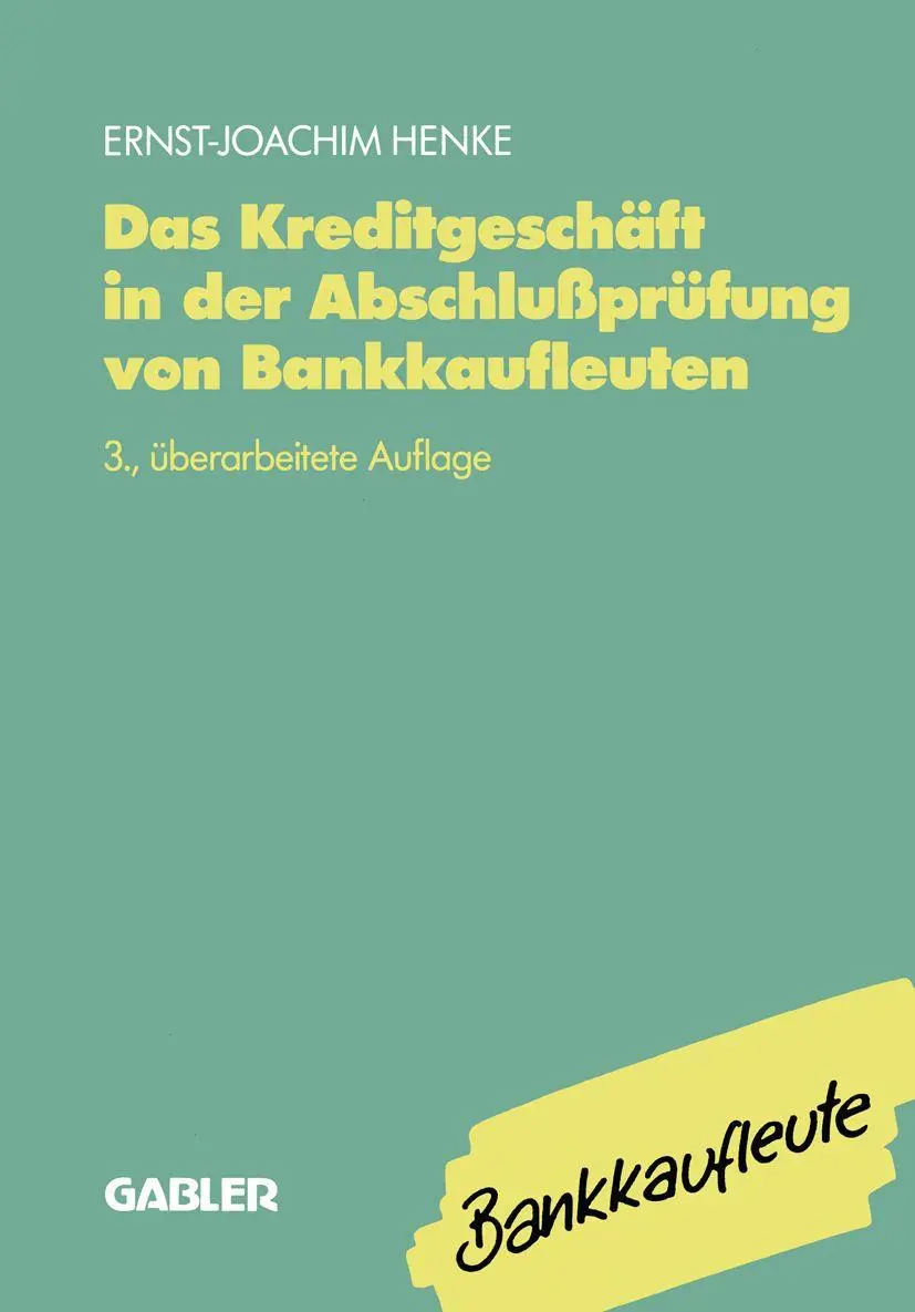 Das Kreditgeschäft in der Abschlußprüfung von Bankkaufleuten (German Edition)
