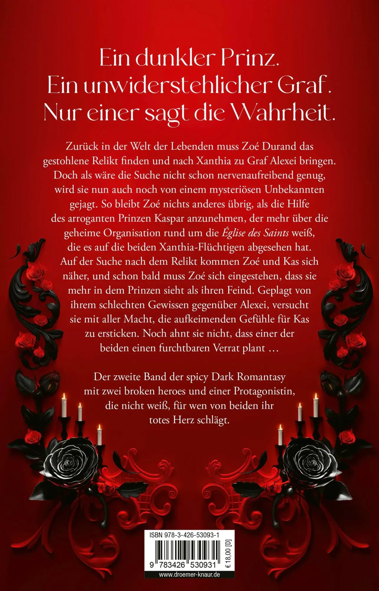 Rückseite: 9783426530931 | Empire of Sins and Souls 2 - Das gestohlene Herz | Beril Kehribar
