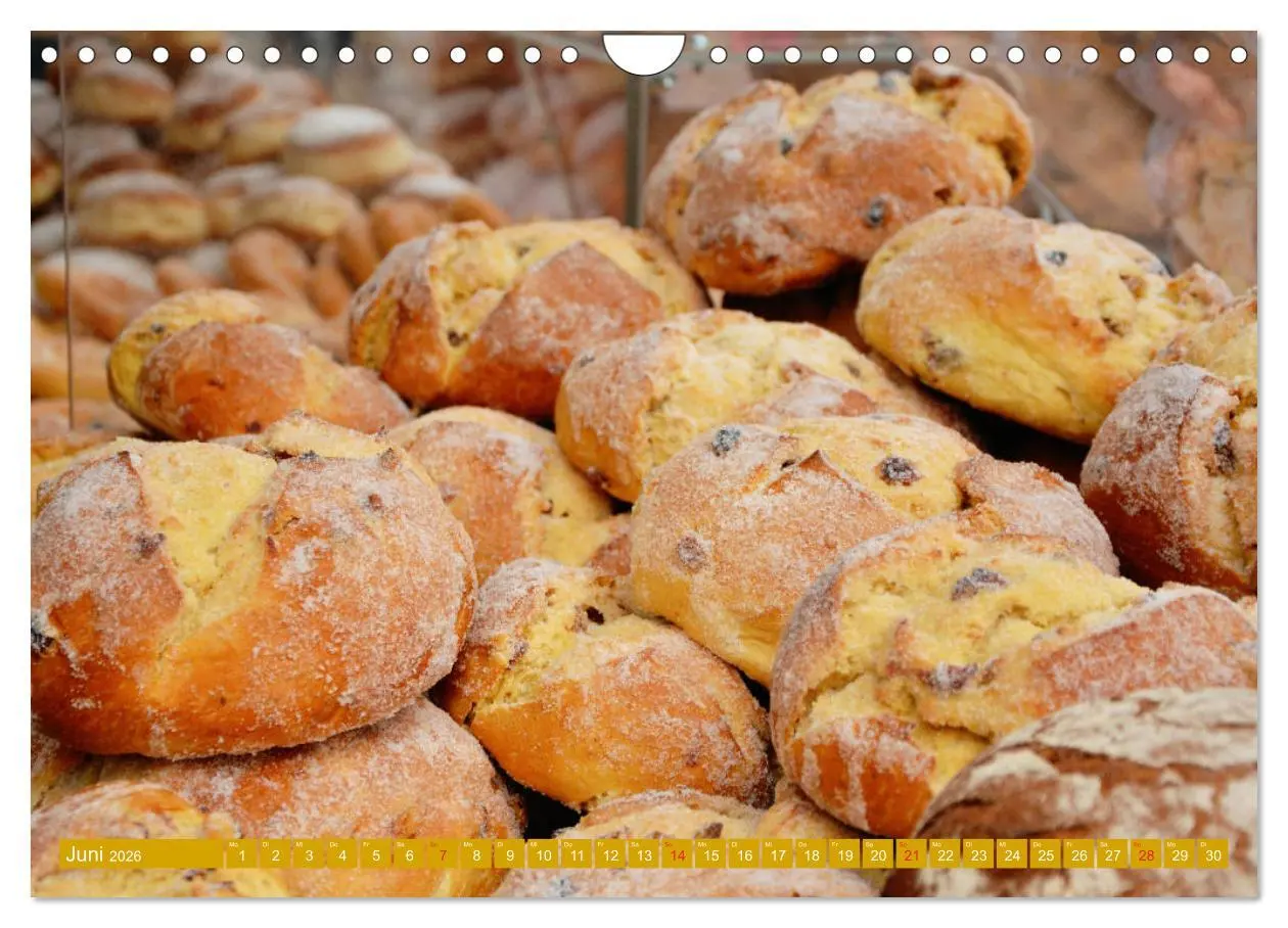 Bild: 9783457770931 | Brot und Gebäck. Feines aus der Backstube (Wandkalender 2026 DIN A4...