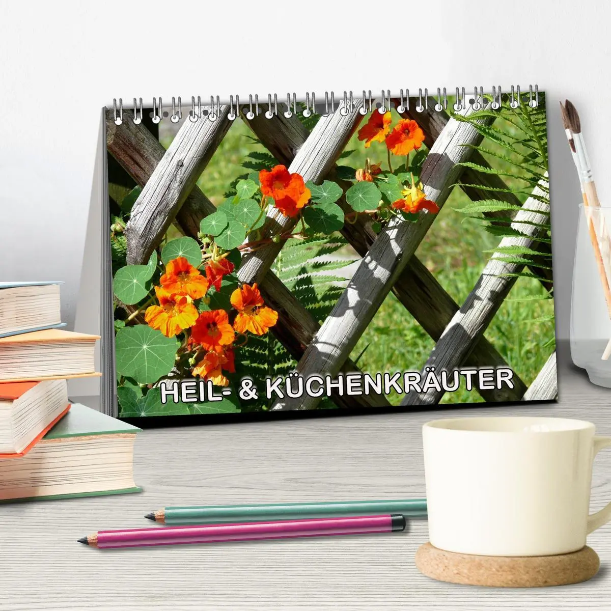 Bild: 9783516170931 | Heil- und Küchenkräuter (Tischkalender 2026 DIN A5 quer), CALVENDO...