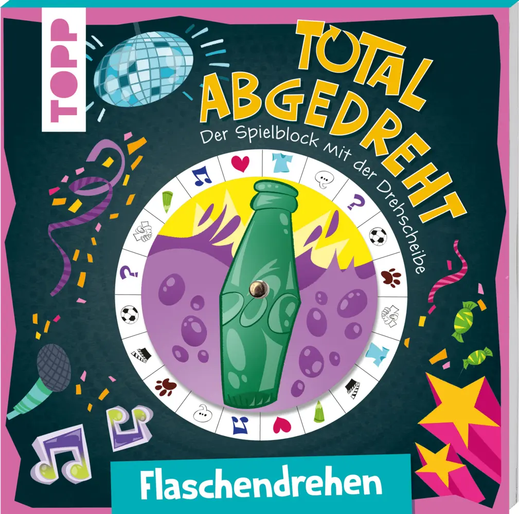 Cover: 9783735890931 | Total abgedreht! Spielblock mit Drehscheibe - Flaschendrehen | Beck