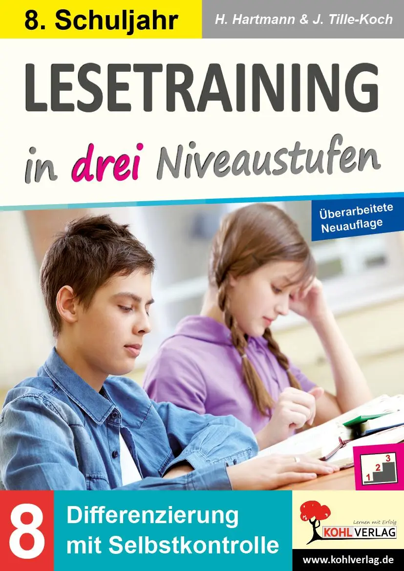 Cover: 9783988410931 | Lesetraining in drei Niveaustufen / Klasse 8 | Horst Hartmann (u. a.)