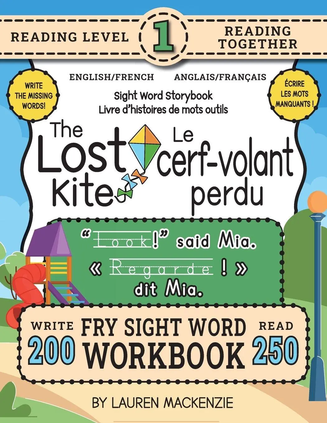 Cover: 9781834121031 | 250 Sight Word Storybook, The Lost Kite (Level 1) Bilingual...