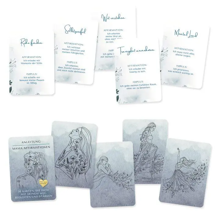 Bild: 9783039331031 | Kartenset Mama Affirmationen | Cindy Nyffeler | Box | 50 S. | Deutsch