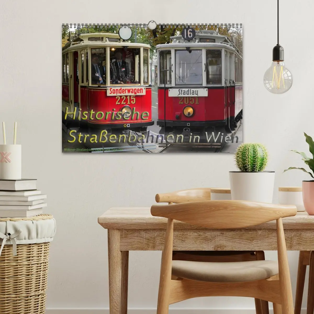 Bild: 9783457971031 | Historische Straßenbahnen in Wien (Wandkalender 2026 DIN A3 quer),...