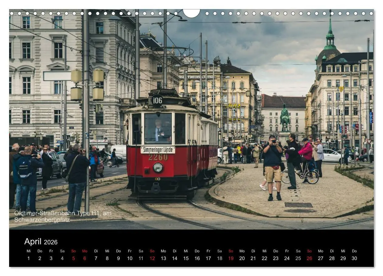 Bild: 9783457971031 | Historische Straßenbahnen in Wien (Wandkalender 2026 DIN A3 quer),...