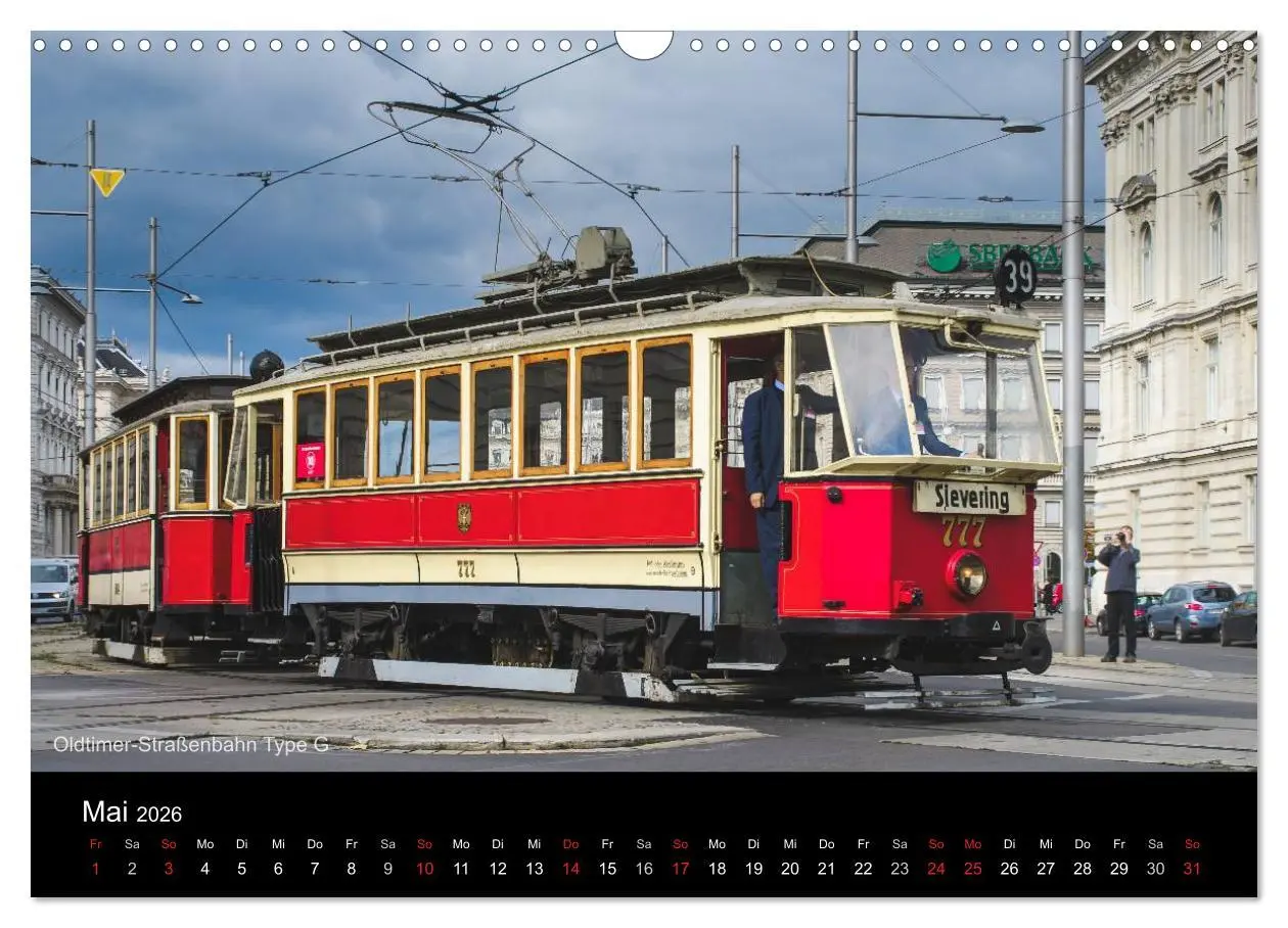 Bild: 9783457971031 | Historische Straßenbahnen in Wien (Wandkalender 2026 DIN A3 quer),...