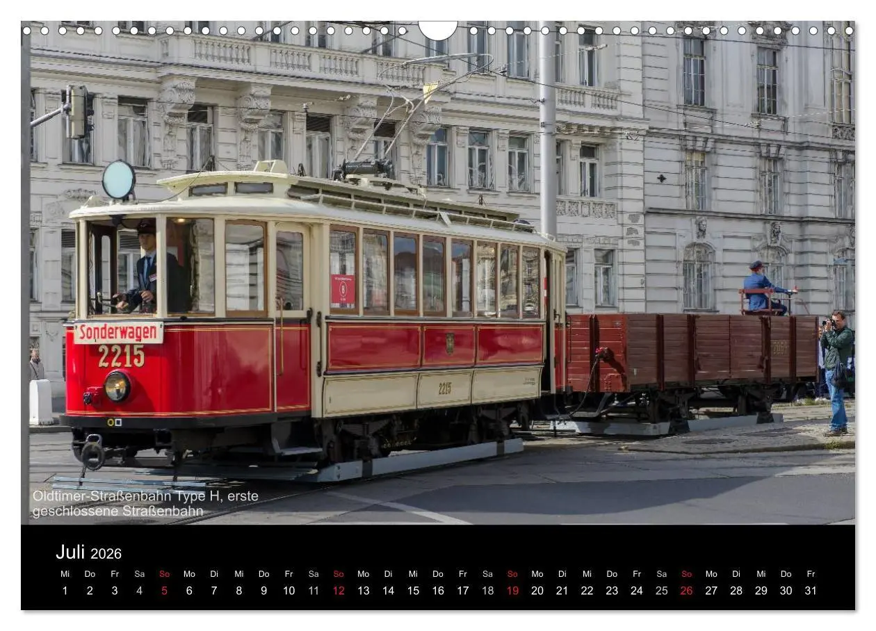 Bild: 9783457971031 | Historische Straßenbahnen in Wien (Wandkalender 2026 DIN A3 quer),...