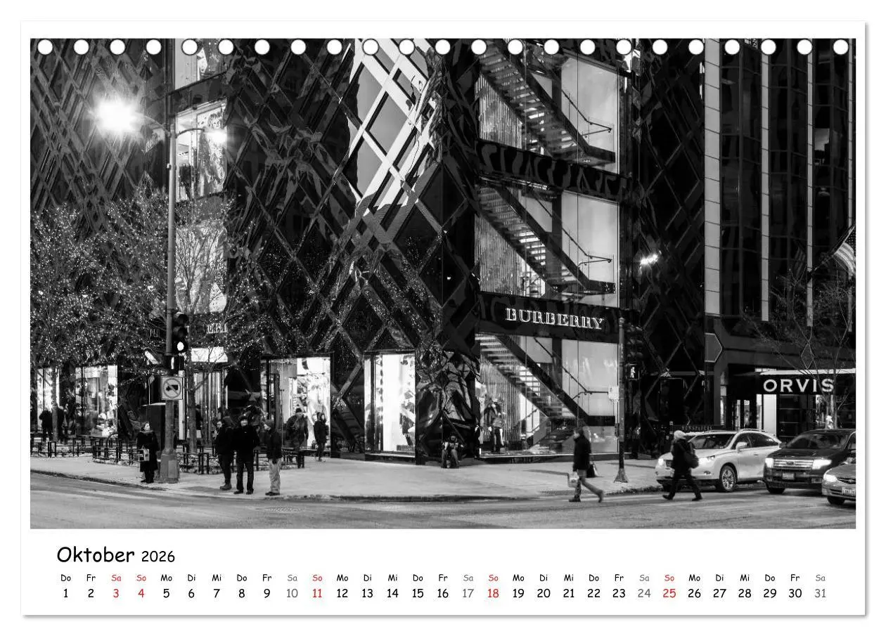 Bild: 9783516131031 | Chicago 2026 (Tischkalender 2026 DIN A5 quer), CALVENDO Monatskalender