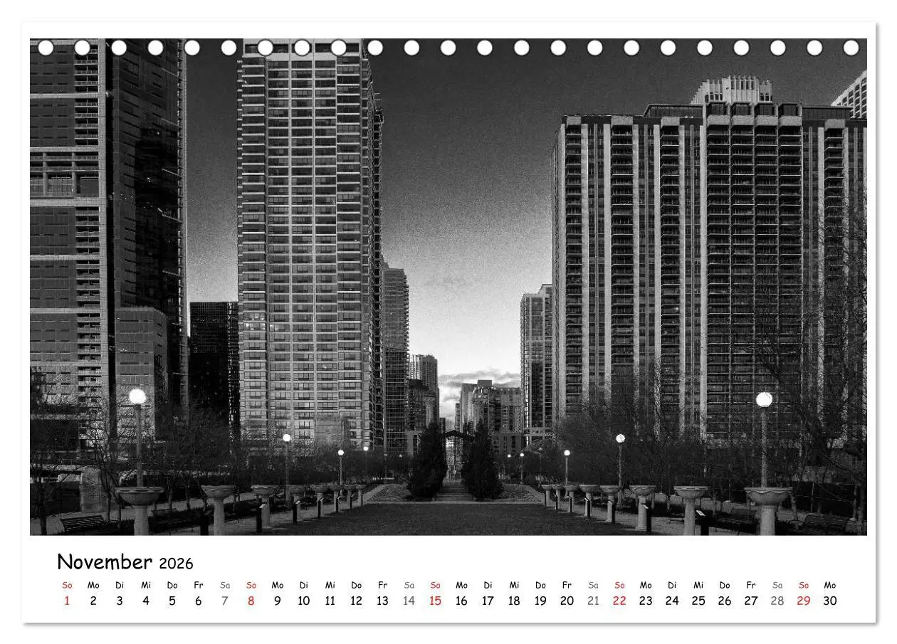 Bild: 9783516131031 | Chicago 2026 (Tischkalender 2026 DIN A5 quer), CALVENDO Monatskalender